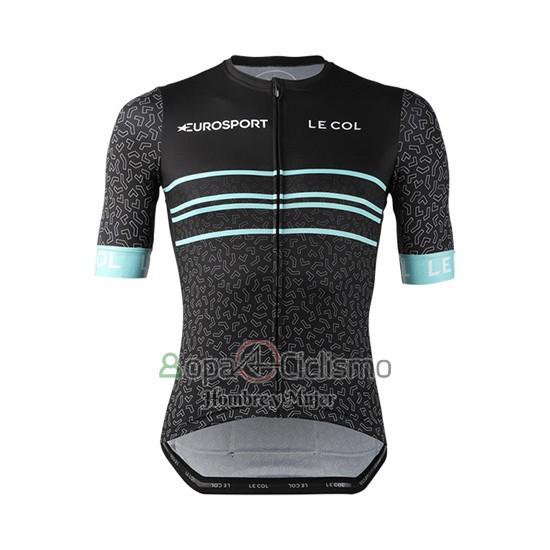 Eurosport Lecol Ropa Ciclismo Culotte Corto 2019 Hombre Mangas Cortas Negro Mint